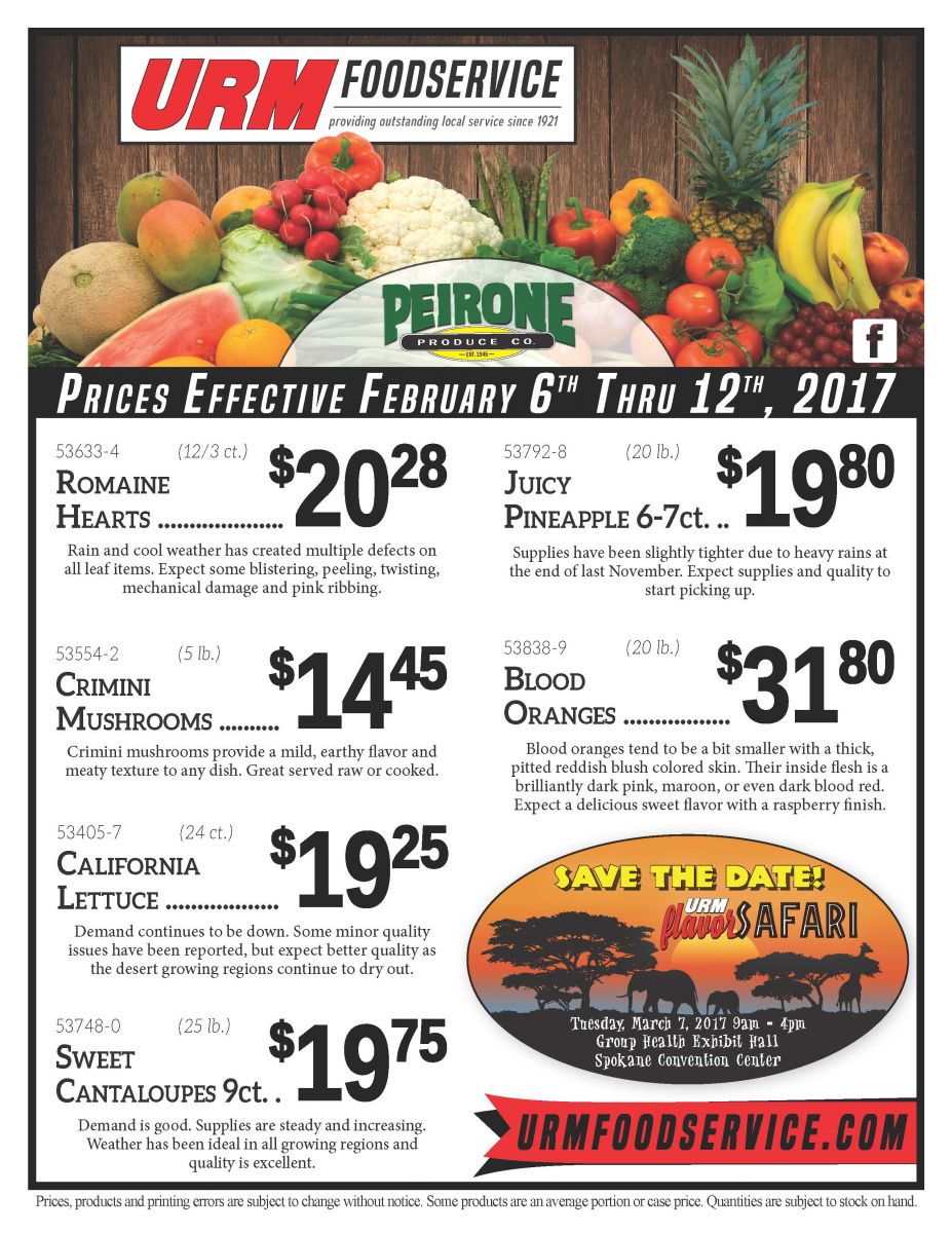 Foodservice Flyers > URM Foodservice